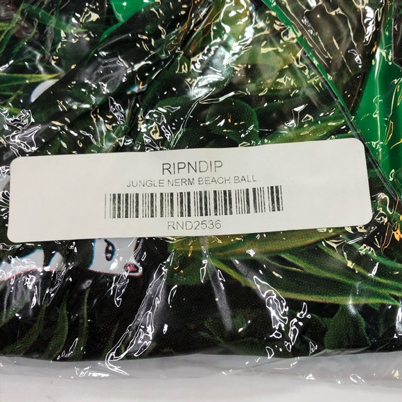 RipNDip Jungle Nerm Inflatable Beach Ball Toy - Picture 3 of 4